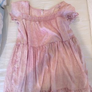 free people pink dress